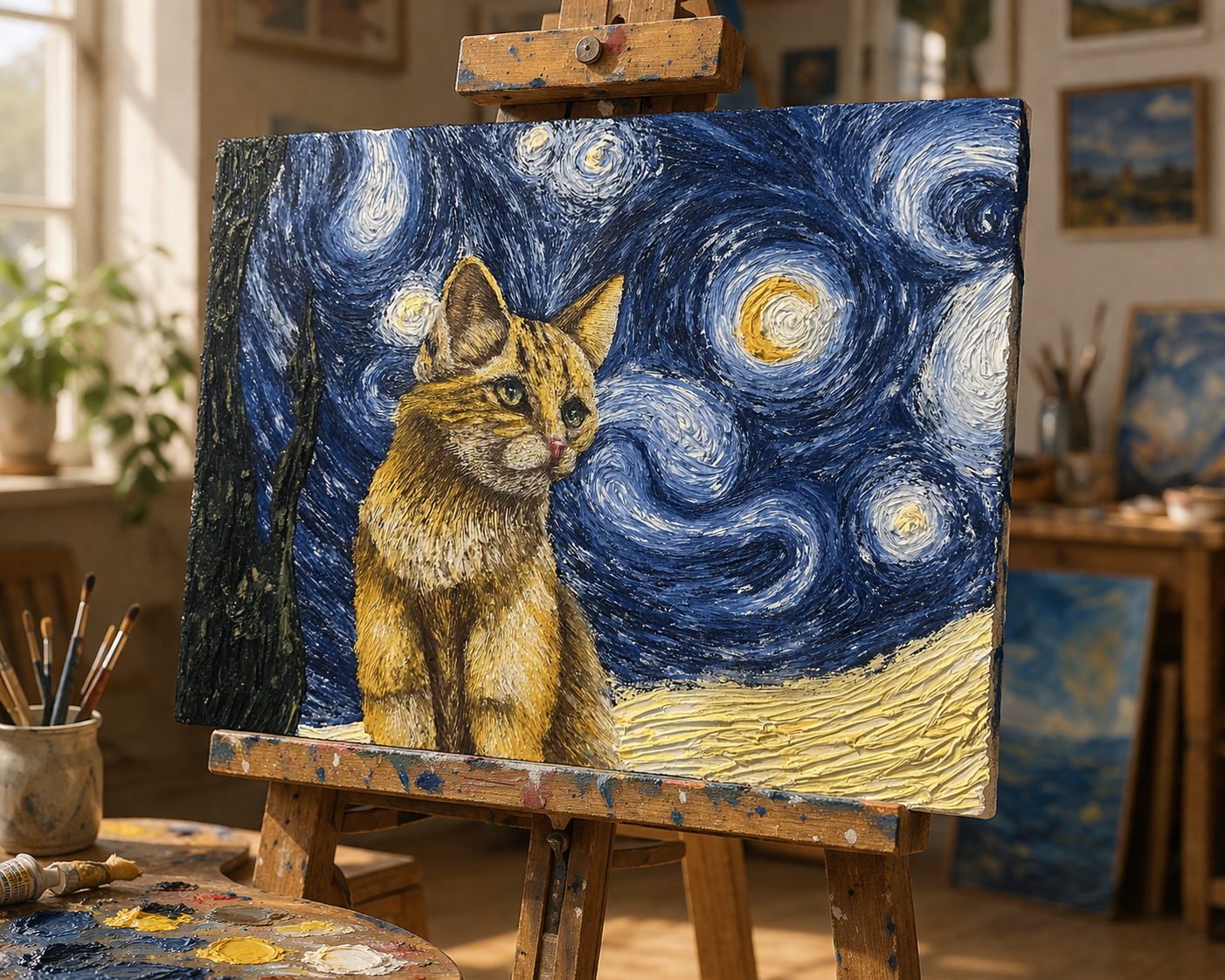 van Gogh Cat.